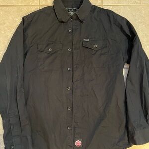 DIXXON Workforce long sleeve button up shirt. Men’s size Medium.